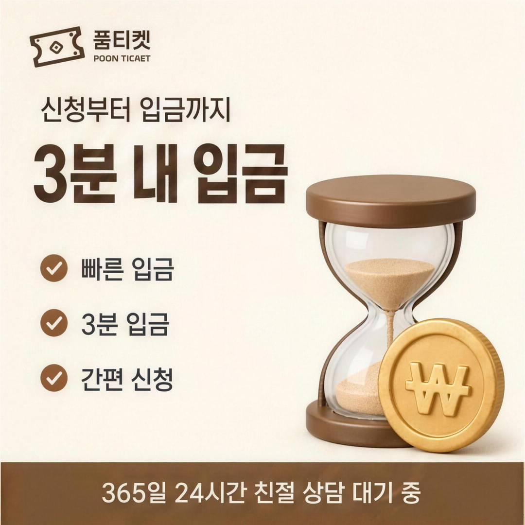 이용자 확인 절차 정보 안내 · 품티켓
